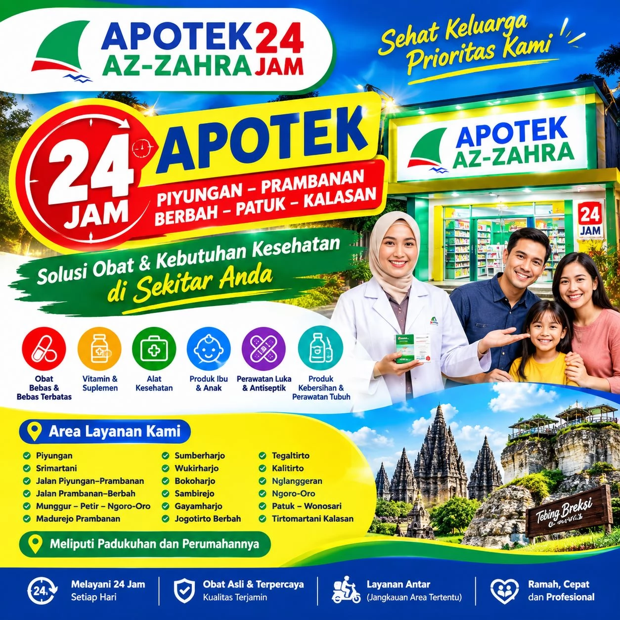 Apotek 24 Jam Piyungan–Prambanan–Berbah–Patuk–Kalasan